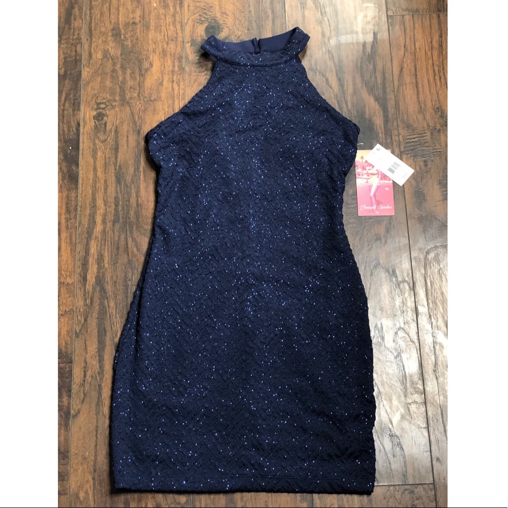 Emerald Sundae Navy Dress